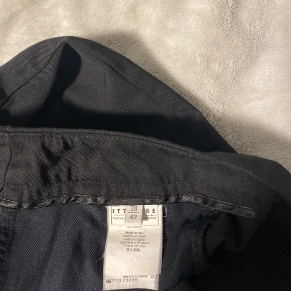 Authentic Pierre Balmain classic trousers size 8, black wool - Picture 8 of 9